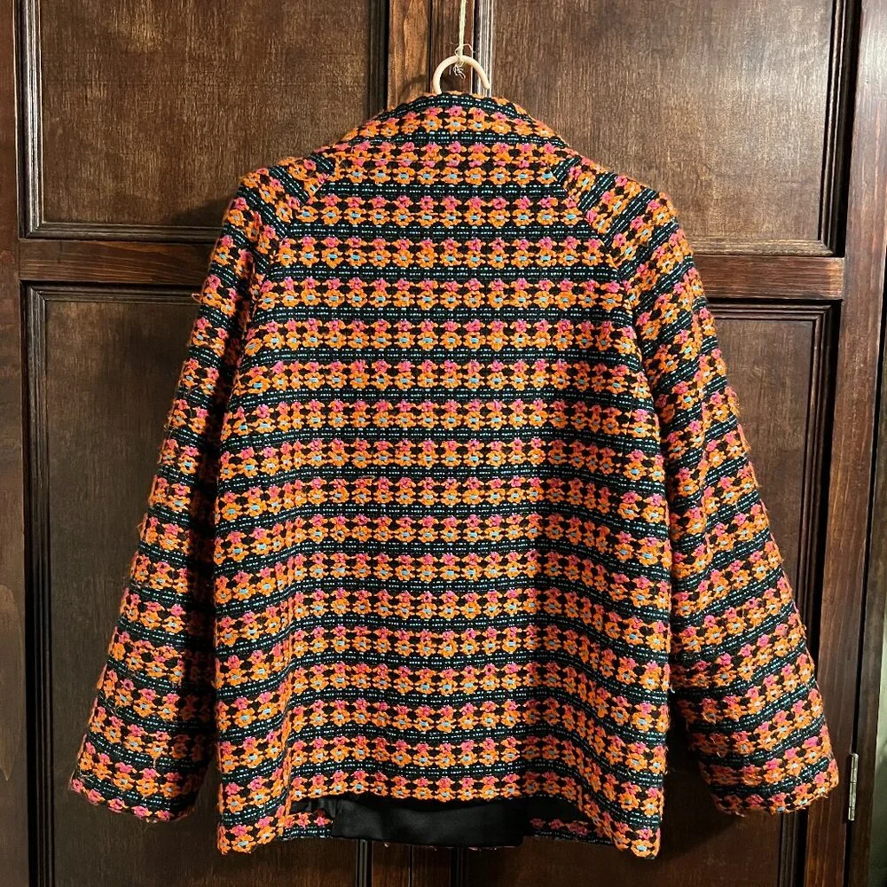 J CREW COLLECTION SOUTHWEST TWEED JACKET SIZE 6 - Picture 3 of 12